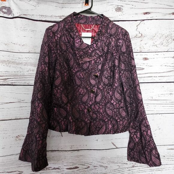 Walter Purple Lace Jacket Small - Picture 1 of 10